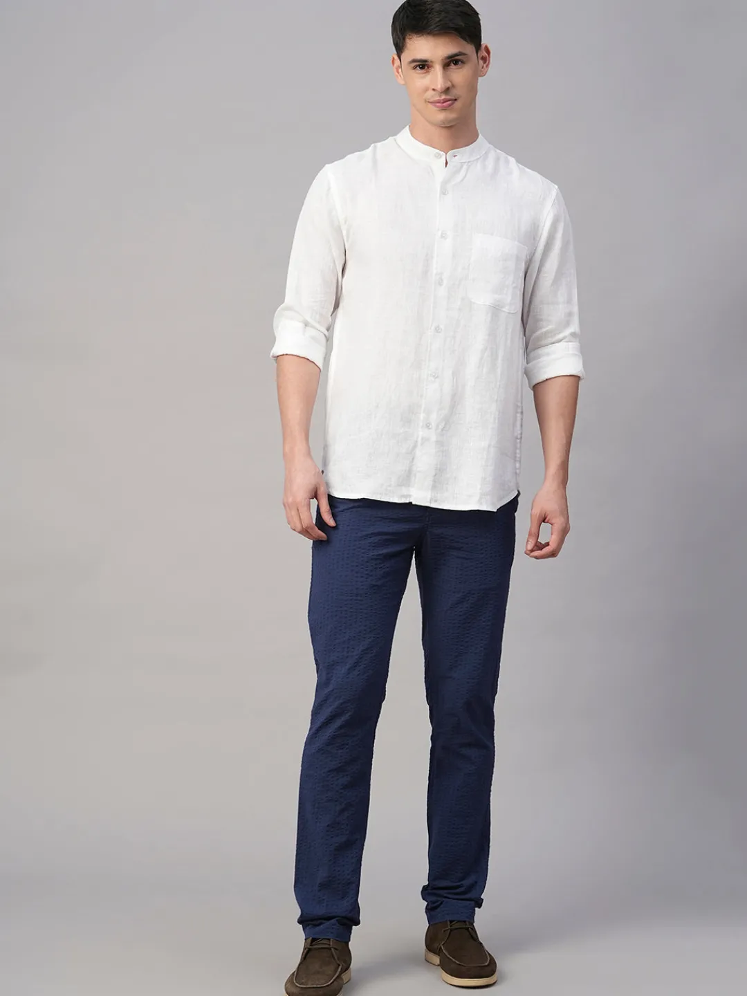 Cottonworld Slim Fit | Casual^Men's 100% Cotton Seer Sucker Slim Fit Pants