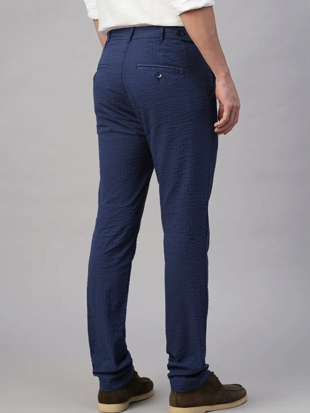 Cottonworld Slim Fit | Casual^Men's 100% Cotton Seer Sucker Slim Fit Pants