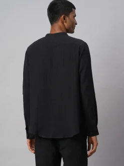 Women Cottonworld Solid | Solid^Men's 100% Cotton Loose Fit Shirt