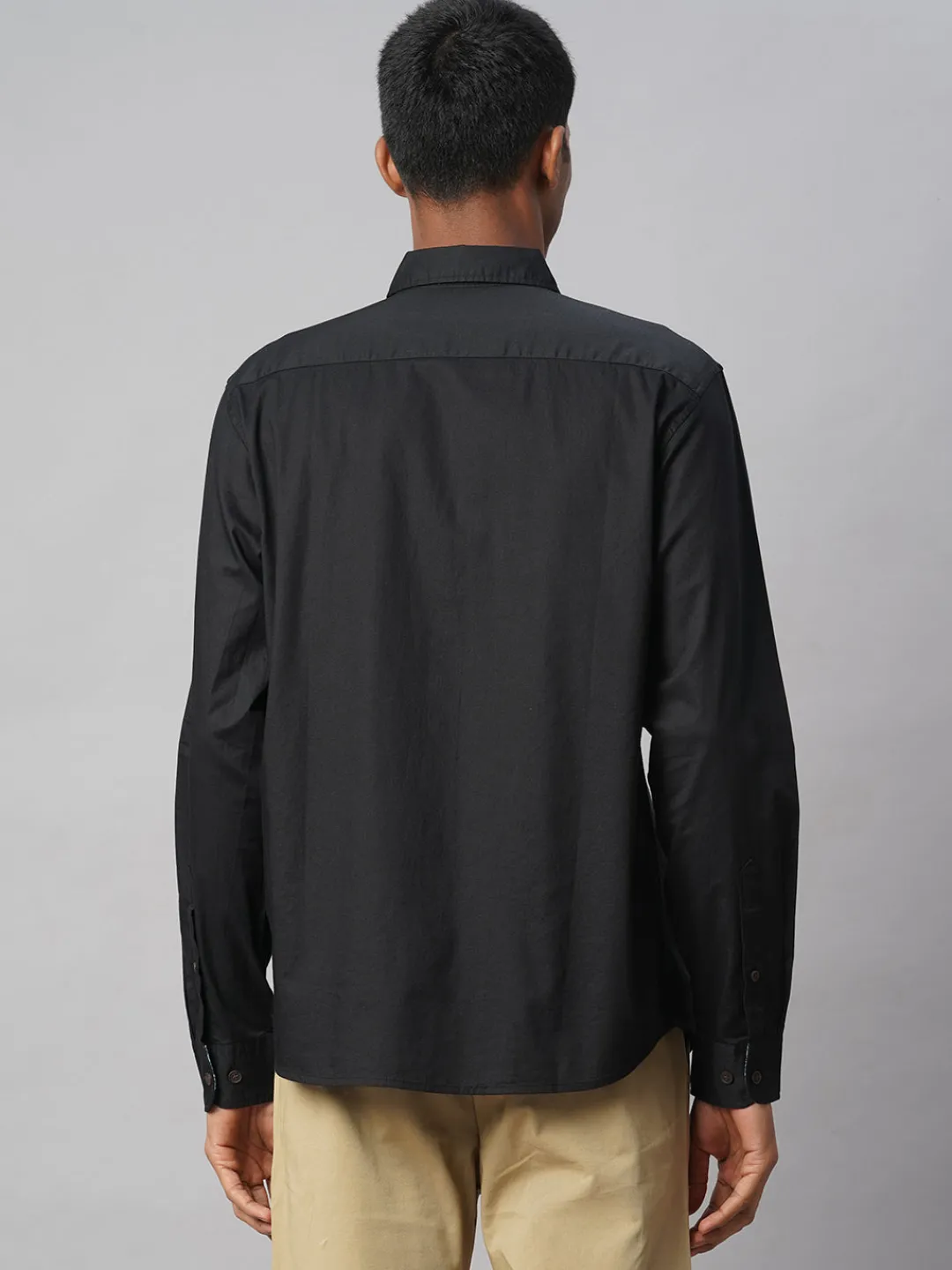 Women Cottonworld Solid | Solid^Men's 100% Cotton Regular Fit Shirt