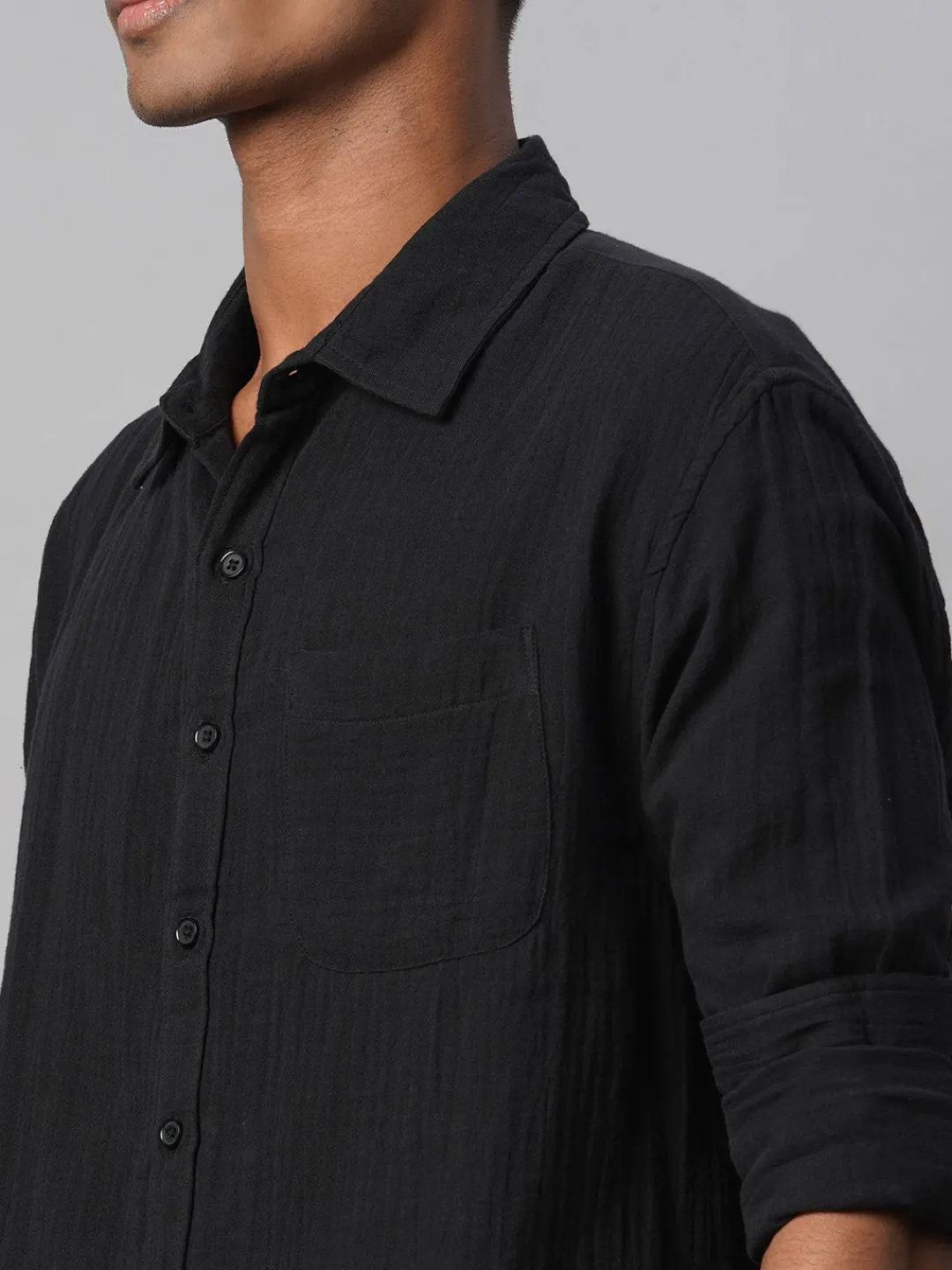 Women Cottonworld Solid | Solid^Men's 100% Cotton Regular Fit Shirt
