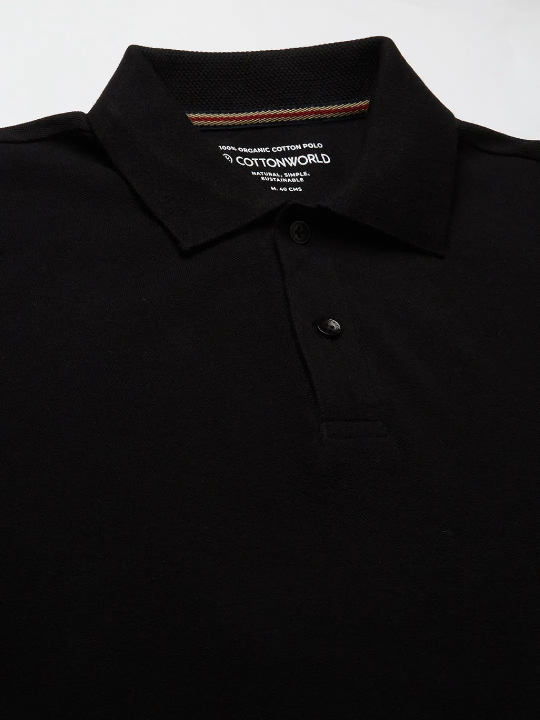 Cottonworld Regular Fit | Polo^Men's 100% Cotton Regular Fit Tshirt