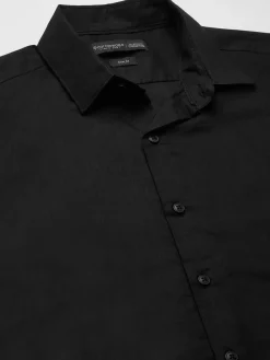 Women Cottonworld Solid | Solid^Men's 100% Cotton Slim Fit Shirt
