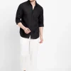 Women Cottonworld 100% Linen Shirts | 100% Linen Shirts^Men's 100% Linen Regular Fit Shirt