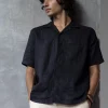 Women Cottonworld 100% Linen Shirts | 100% Linen Shirts^Men's 100% Linen Regular Fit Shirt