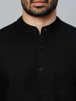 Women Cottonworld 100% Linen Shirts | 100% Linen Shirts^Men's 100% Linen Regular Fit Shirt