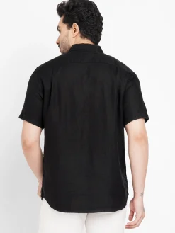 Women Cottonworld 100% Linen Shirts | 100% Linen Shirts^Men's 100% Linen Regular Fit Shirt