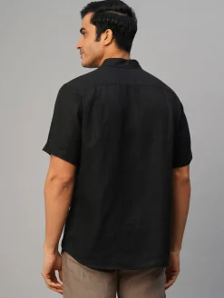 Women Cottonworld 100% Linen Shirts | 100% Linen Shirts^Men's 100% Linen Regular Fit Shirt