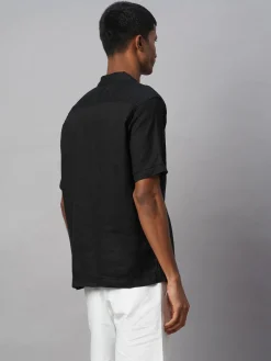 Women Cottonworld 100% Linen Shirts | 100% Linen Shirts^Men's 100% Linen Regular Fit Shirt