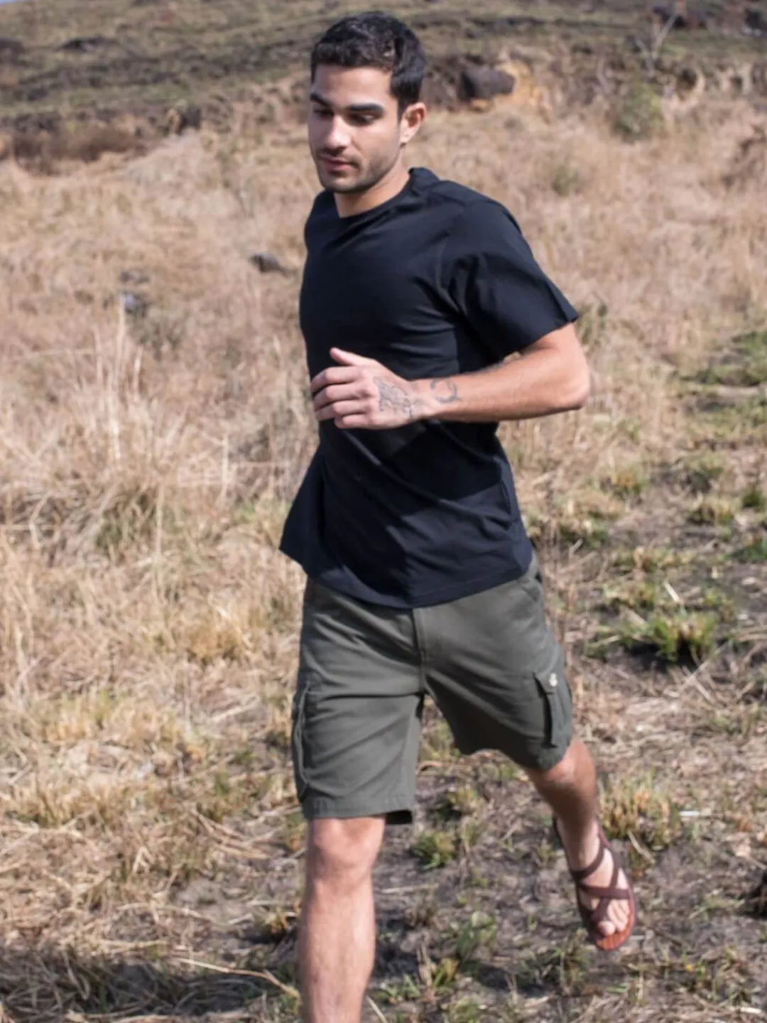 Cottonworld Men | Regular Fit^Men's Cotton Bamboo Elastane Regular Fit Tshirt