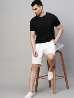 Cottonworld Men | Regular Fit^Men's Cotton Bamboo Elastane Regular Fit Tshirt
