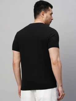 Cottonworld Men | Regular Fit^Men's Cotton Bamboo Elastane Regular Fit Tshirt