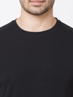 Cottonworld Men | Regular Fit^Men's Cotton Bamboo Elastane Regular Fit Tshirt