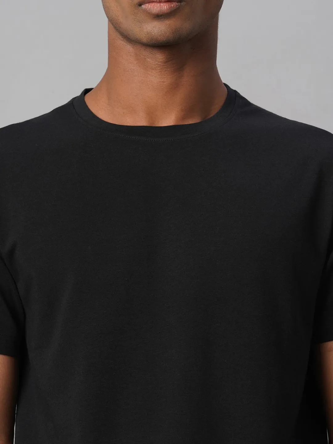 Cottonworld Men | Regular Fit^Men's Cotton Bamboo Elastane Regular Fit Tshirt