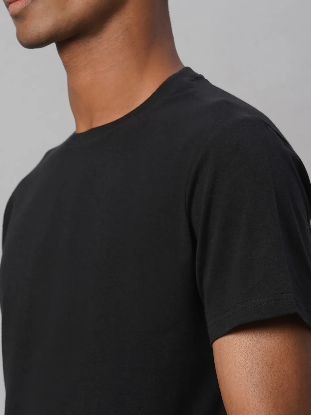 Cottonworld Men | Regular Fit^Men's Cotton Bamboo Elastane Regular Fit Tshirt