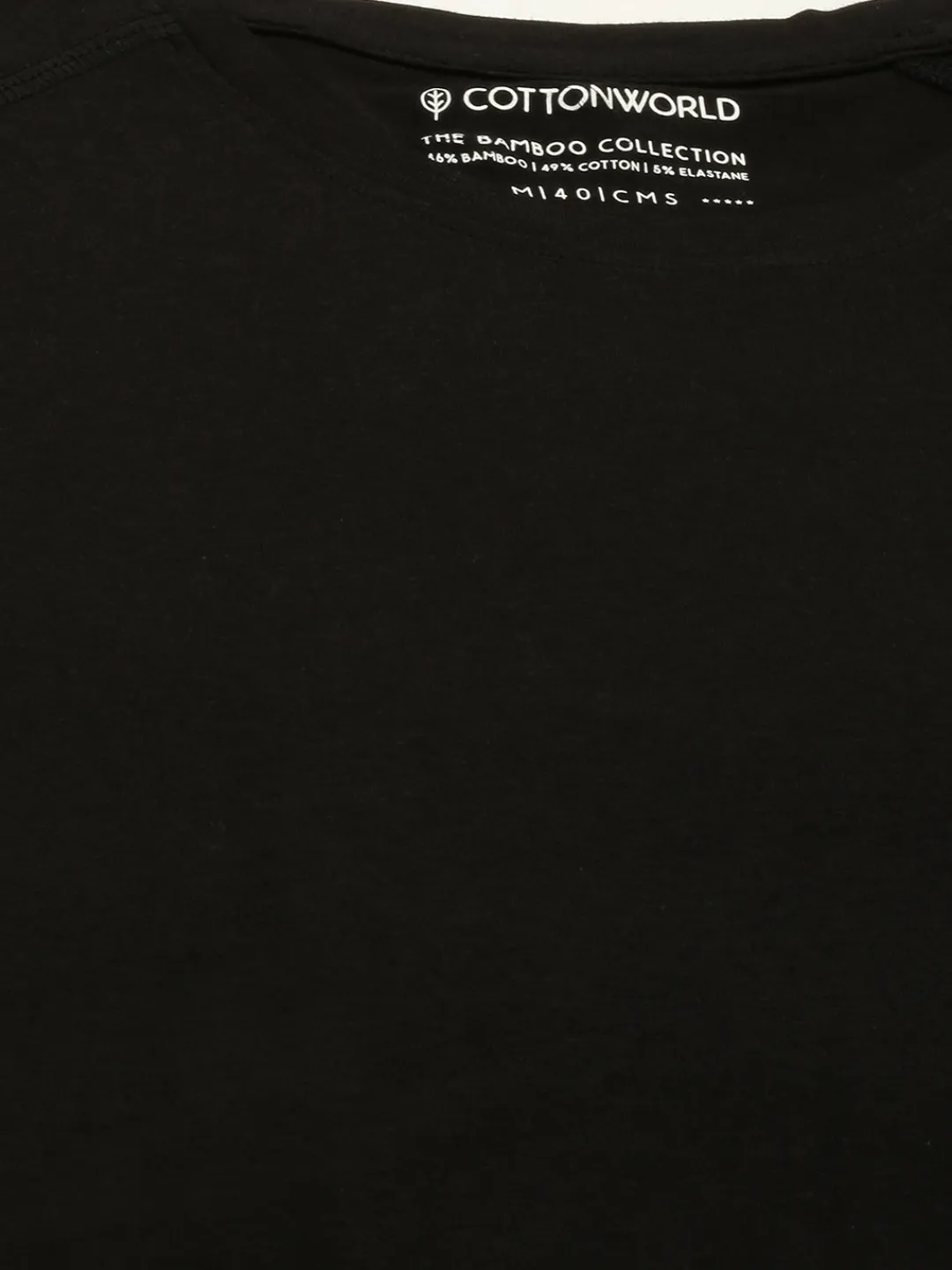 Cottonworld Men | Regular Fit^Men's Cotton Bamboo Elastane Regular Fit Tshirt