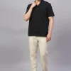 Cottonworld Regular Fit^Men's Cotton Elastane Regular Fit Tshirt