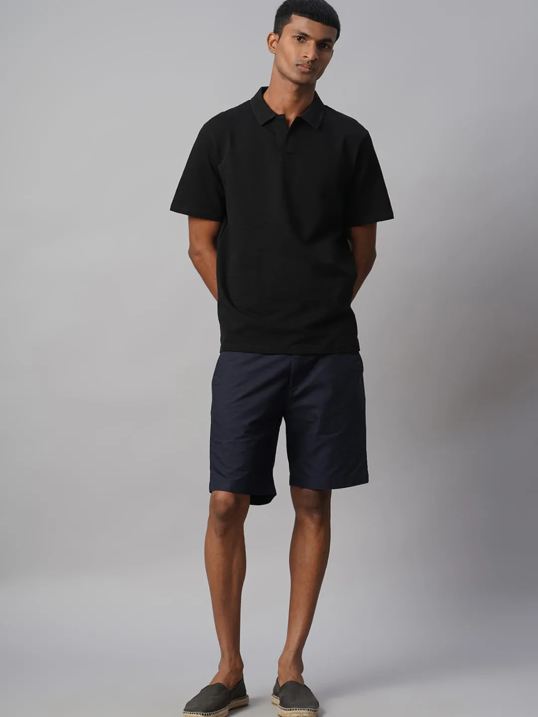 Cottonworld Regular Fit | Polo^Men's Cotton Elastane Regular Fit Tshirt