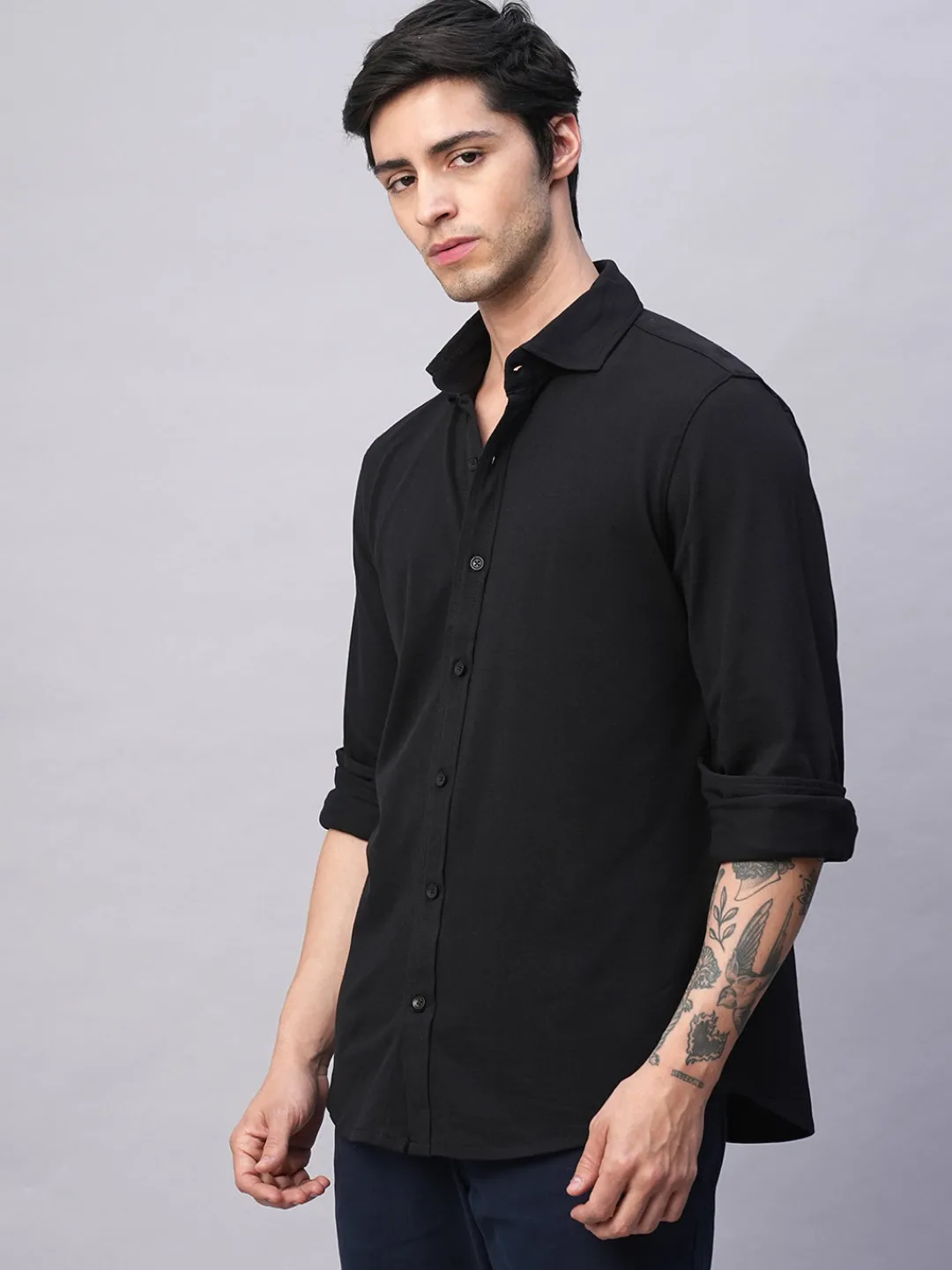 Cottonworld Regular Fit^Men's Cotton Elastane Regular Fit Tshirt