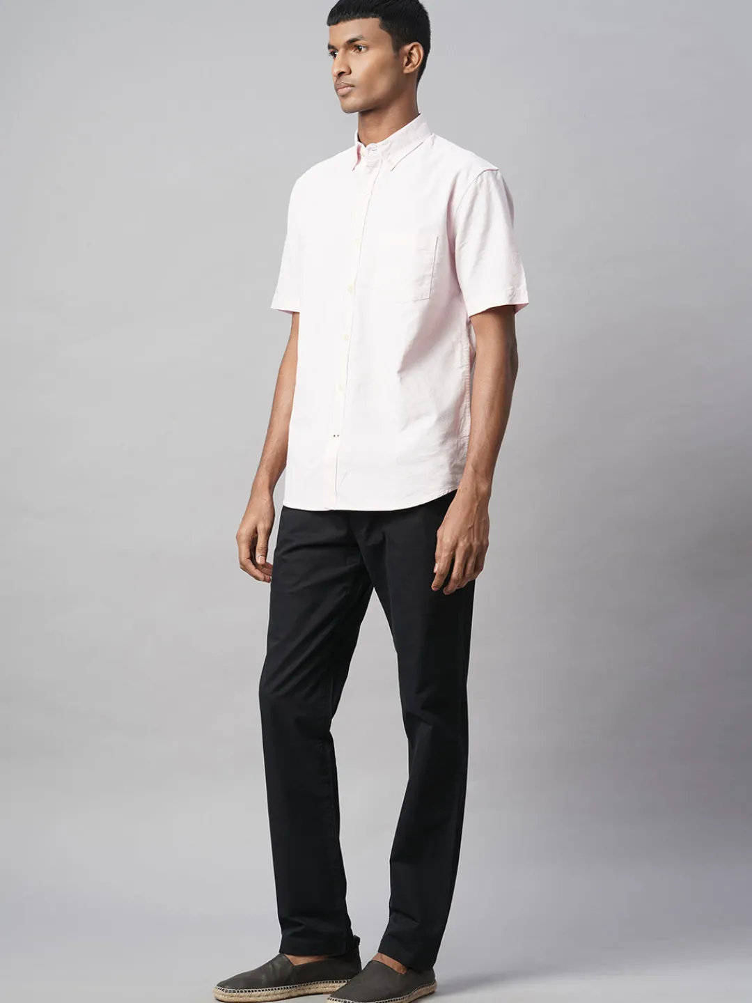 Cottonworld Regular Fit^Men's Cotton Lycra Regular Fit Pant