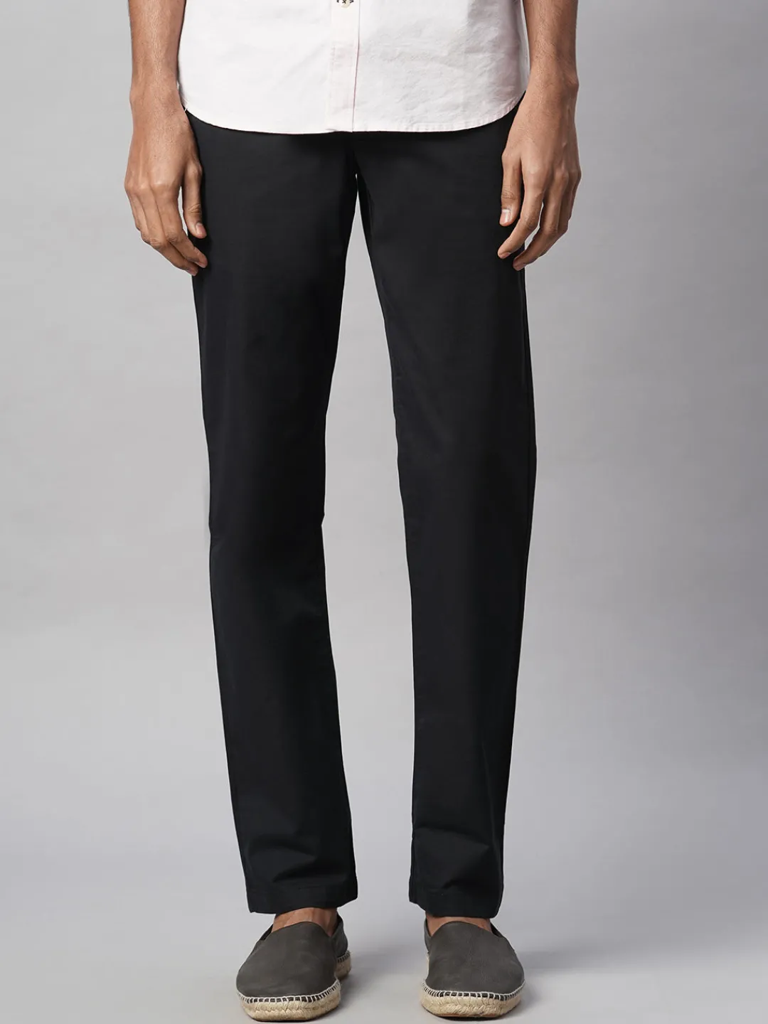 Cottonworld Regular Fit^Men's Cotton Lycra Regular Fit Pant