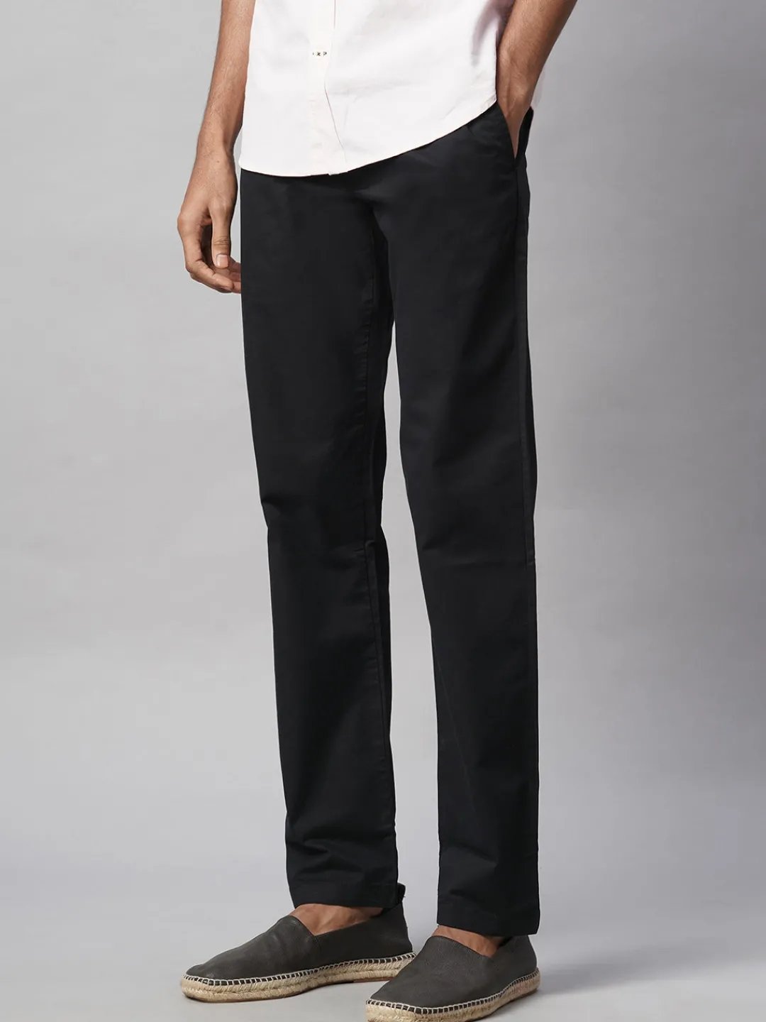 Cottonworld Regular Fit^Men's Cotton Lycra Regular Fit Pant