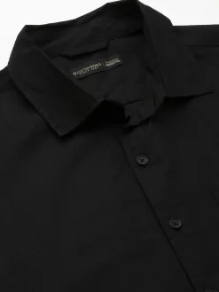 Women Cottonworld Solid | Solid^Men's Cotton Modal Loose Fit Shirt