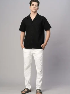 Women Cottonworld Solid | Solid^Men's Cotton Regular Fit Shirt