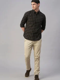 Women Cottonworld Checkered | Checkered^Men's Cotton Regular Fit Shirt