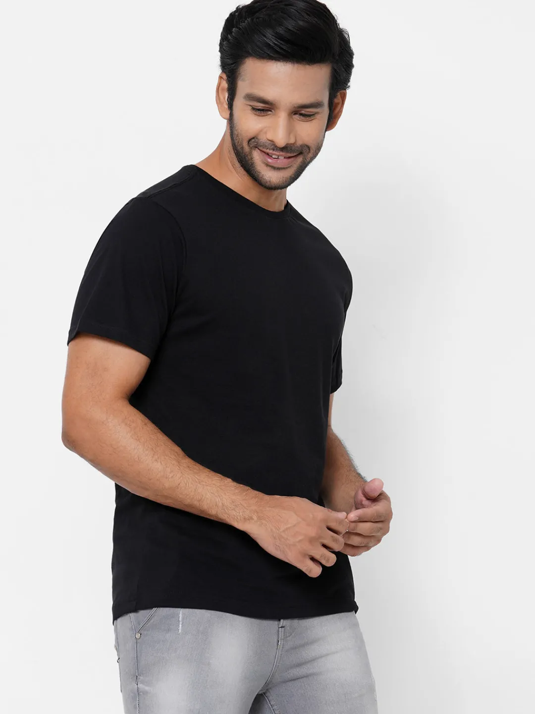 Cottonworld Regular Fit | Basic^Men's Cotton Regular Fit Tshirt