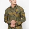 Women Cottonworld Print | Print^Men's Cotton Slim Fit Printed Shirt