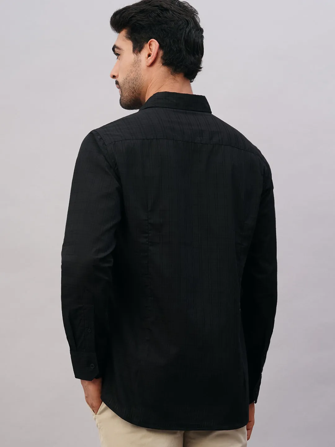 Women Cottonworld Striped | Striped^Men's Cotton Slim Fit Shirt