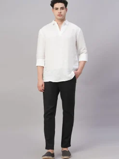 Cottonworld Pants | Pants^Men's Linen Cotton Regular Fit Pant