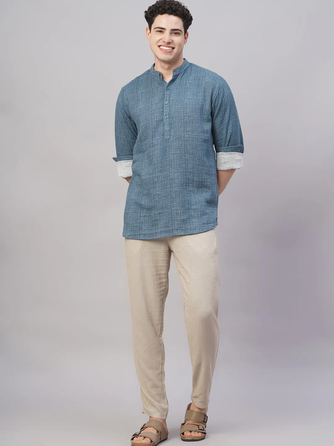 Women Cottonworld Solid | Solid^Men's 100% Cotton Regular Fit Shirt