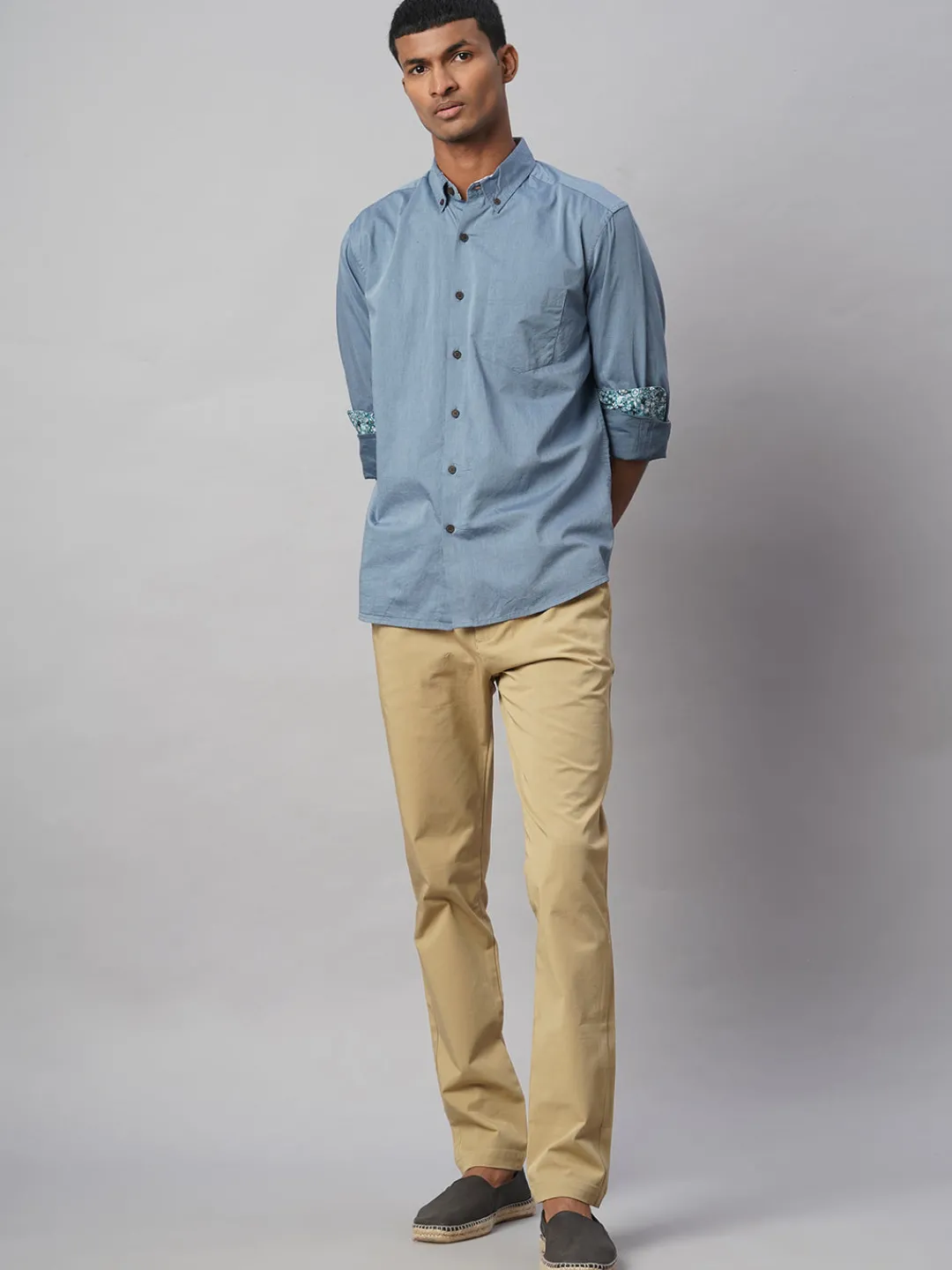 Women Cottonworld Solid | Solid^Men's 100% Cotton Regular Fit Shirt
