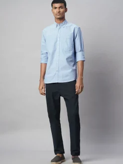 Women Cottonworld Solid | Solid^Men's 100% Cotton Regular Fit Shirt