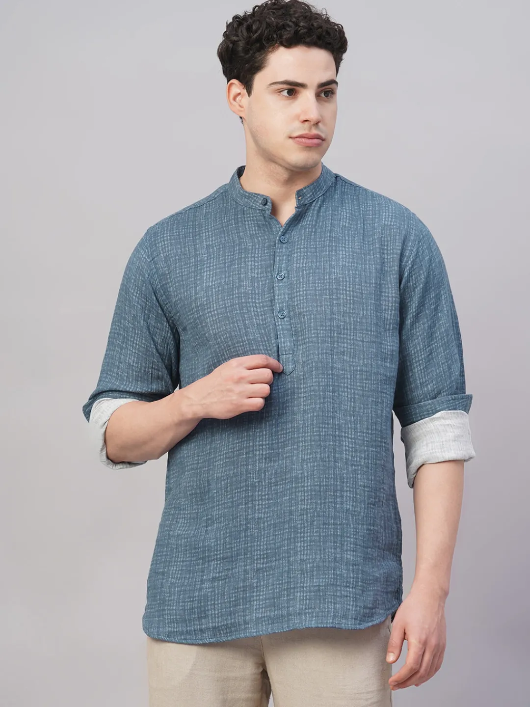 Women Cottonworld Solid | Solid^Men's 100% Cotton Regular Fit Shirt