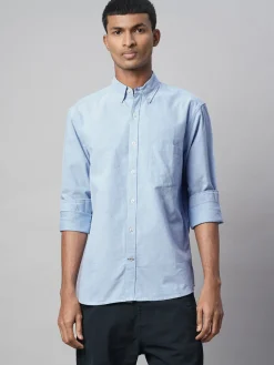 Women Cottonworld Solid | Solid^Men's 100% Cotton Regular Fit Shirt