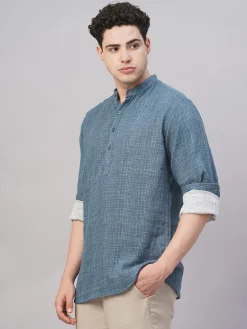 Women Cottonworld Solid | Solid^Men's 100% Cotton Regular Fit Shirt