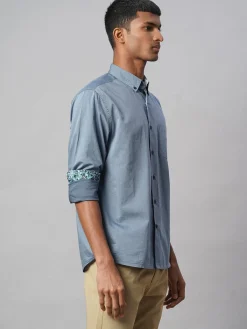 Women Cottonworld Solid | Solid^Men's 100% Cotton Regular Fit Shirt