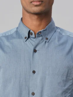 Women Cottonworld Solid | Solid^Men's 100% Cotton Regular Fit Shirt