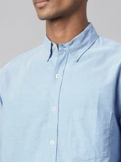 Women Cottonworld Solid | Solid^Men's 100% Cotton Regular Fit Shirt