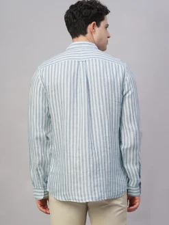 Women Cottonworld 100% Linen Shirts | 100% Linen Shirts^Men's 100% Linen Regular Fit Shirt