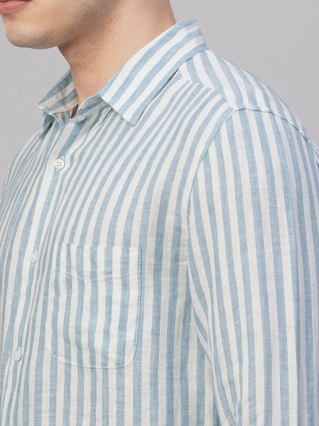 Women Cottonworld 100% Linen Shirts | 100% Linen Shirts^Men's 100% Linen Regular Fit Shirt