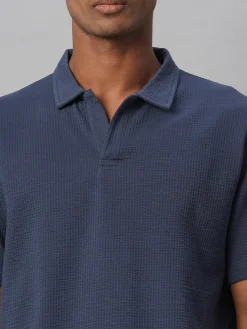 Cottonworld Regular Fit | Polo^Men's Cotton Elastane Regular Fit Tshirt