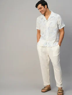 Women Cottonworld Print | Print^Men's Cotton Loose Fit Printed Shirt