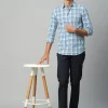 Women Cottonworld Checkered | Checkered^Men's Cotton Regular Fit Checked Shirt