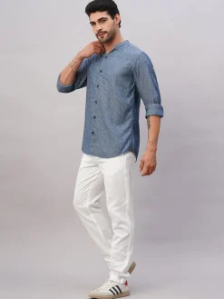 Women Cottonworld Solid | Solid^Men's Cotton Regular Fit Shirt