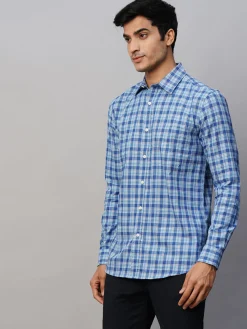 Women Cottonworld Checkered | Checkered^Men's Cotton Regular Fit Checked Shirt