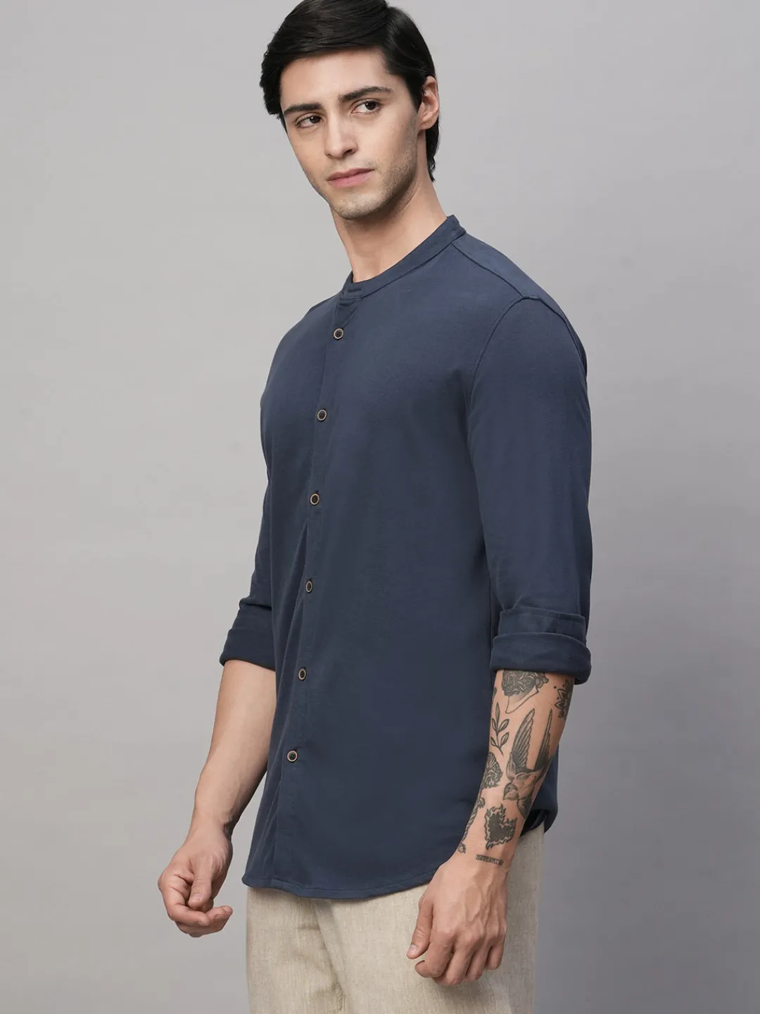 Cottonworld Regular Fit^Men's Cotton Regular Fit Tshirt